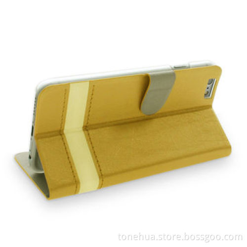 Standing function leather cases for iPhone 6, fashionable design